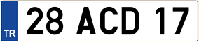 Truck License Plate